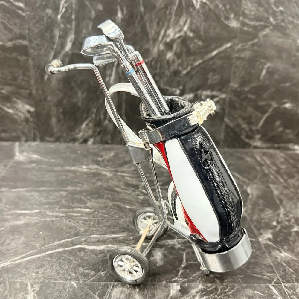 Desktop Golf Bag Cart Pen Holder